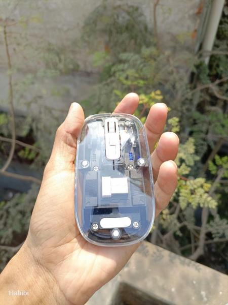 GearUP WM30 Transparent Crystal Magnetic Wireless Mouse
