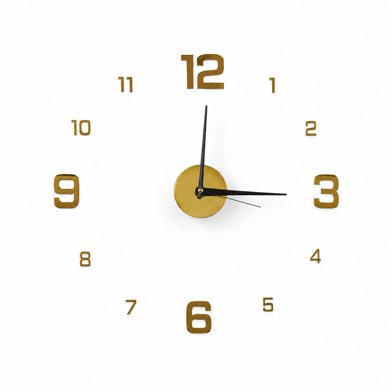 3D DIY Frameless Wall Clock