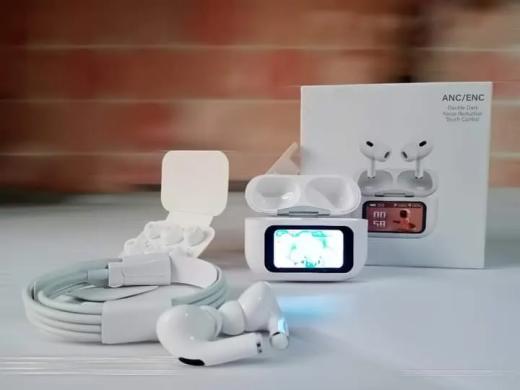 E9 Pro Touch AirPods with LED Display (ANC & ENC Supported)