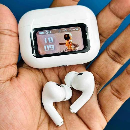 E9 Pro Touch AirPods with LED Display (ANC & ENC Supported)