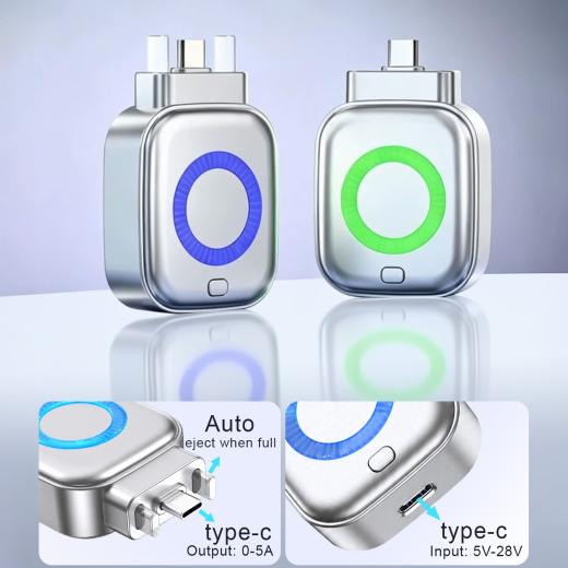 X01 Full Charge Separator – Type-C Auto Power Cut-Off Charging Protector with Mechanical Pop-Out Feature & Fast Charging Support