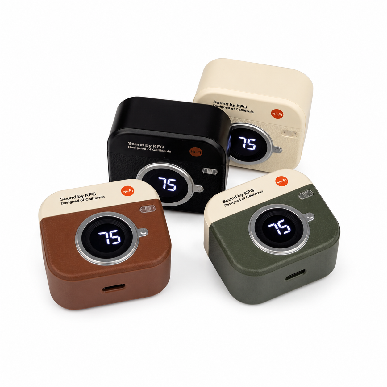 Q86 Retro Camera Design TWS Bluetooth EarbudsQ86 Retro Camera Design TWS Bluetooth Earbuds