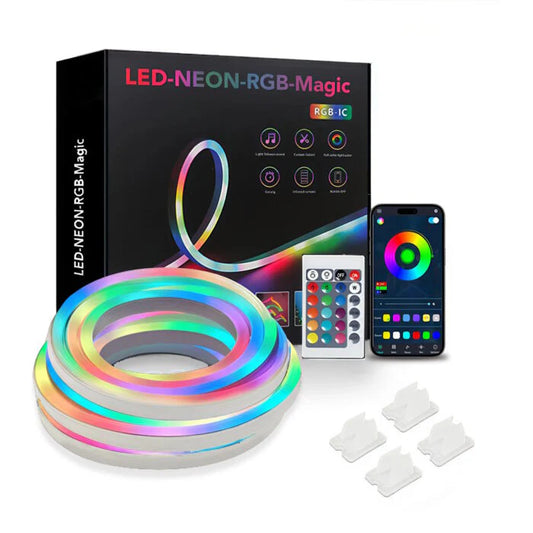 LED Neon RGB Magic Flexible Strip Light With App control
