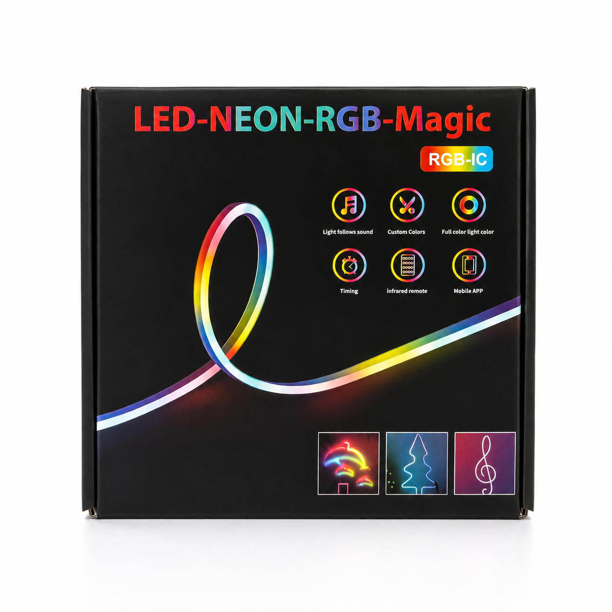LED Neon RGB Magic Flexible Strip Light With App control