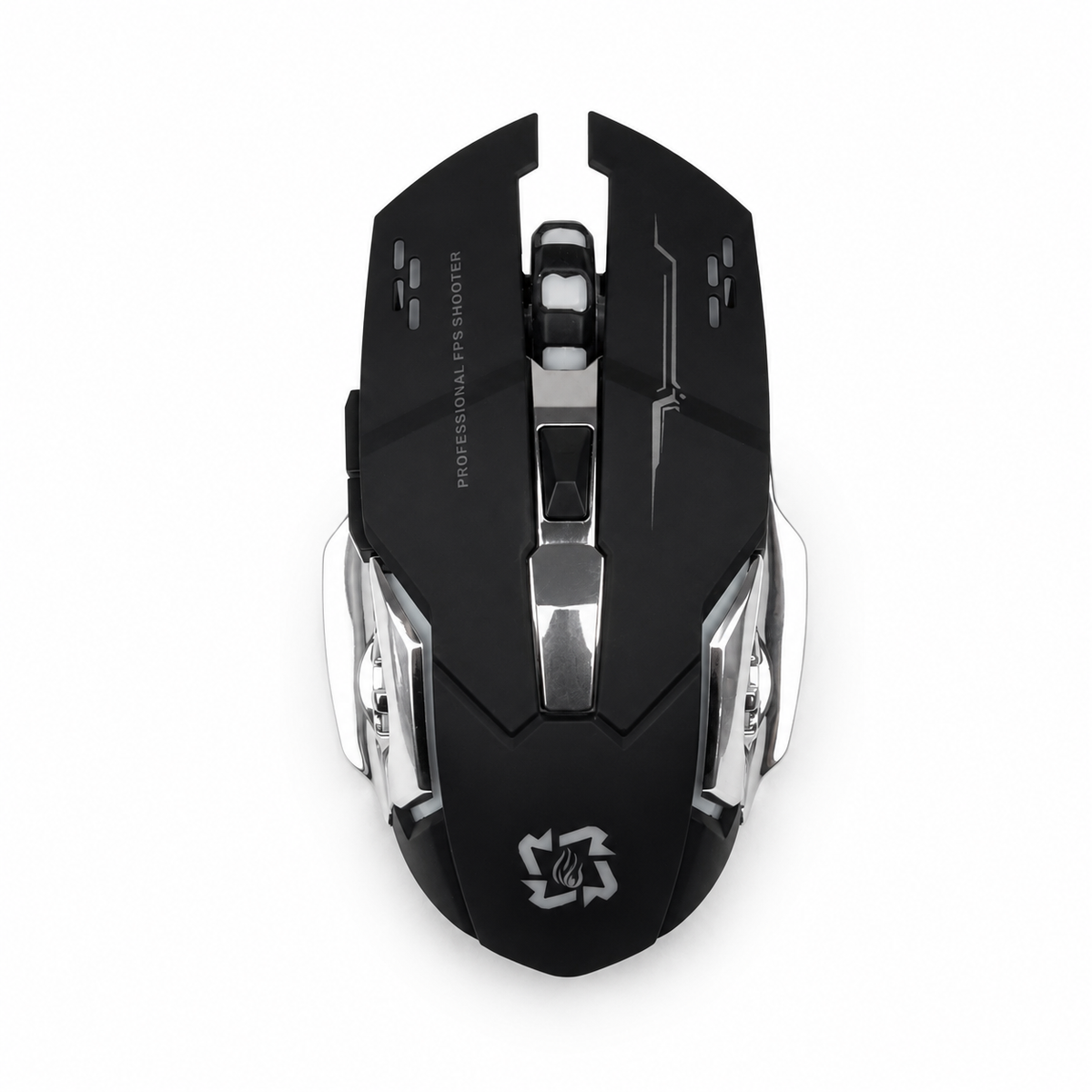 T1 & T2 Professional Wireless Gaming Mouse | Rechargeable Battery | Cool Backlight for FPS Shooter