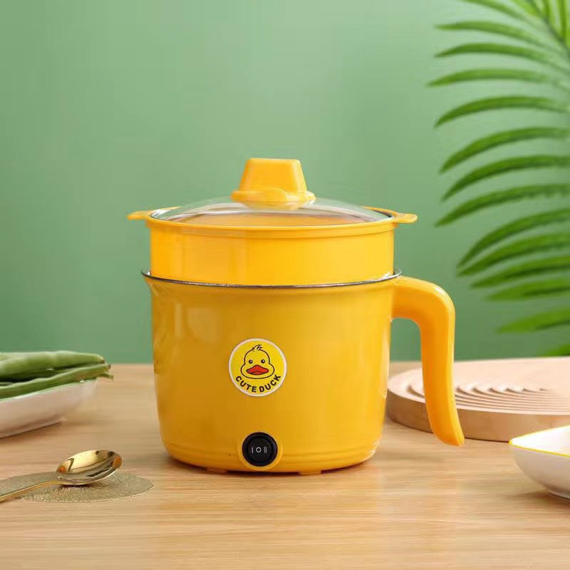 Small Yellow Duck Mini Non-Stick Electric Cooking Pot