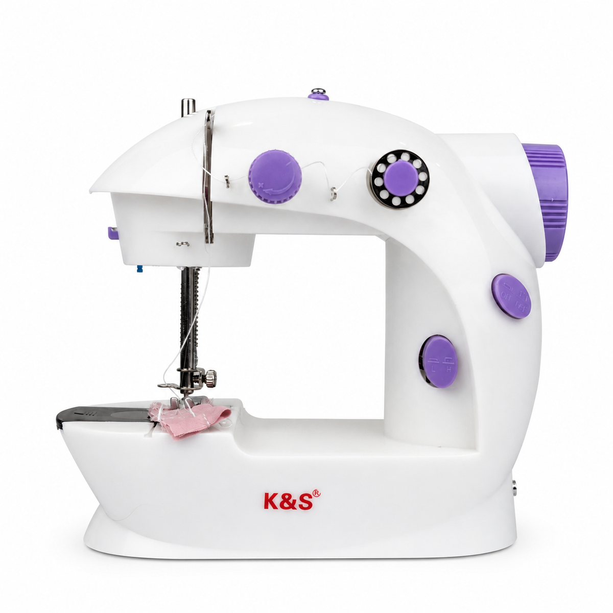 Portable Sewing Machine MLSM-202 | ডাবল স্পিড ও LED লাইট যুক্ত মিনি পোর্টেবল সেলাই মেশিন | Best Mini Sewing Machine for Home Use